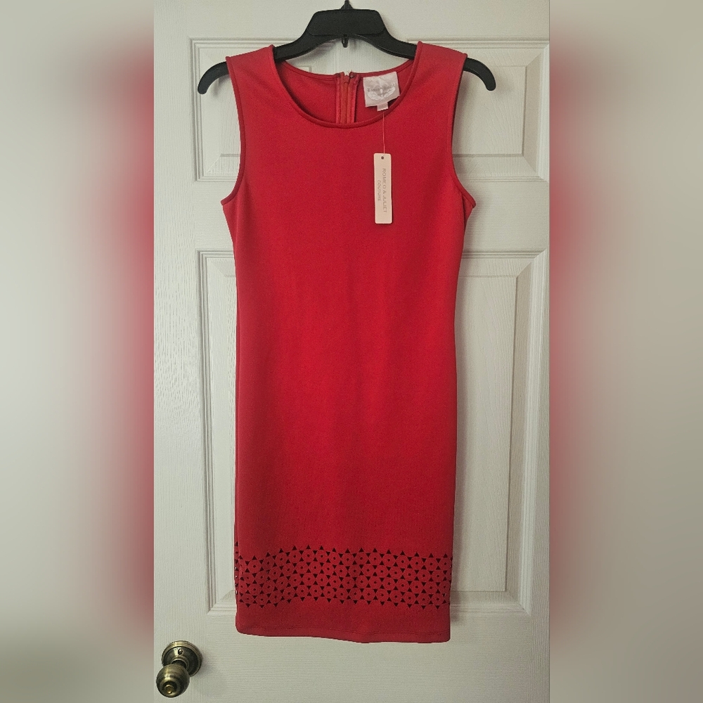 Strawberry coral eyelet dress - Romeo and juliet couture